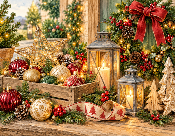 Christmas decor woldens