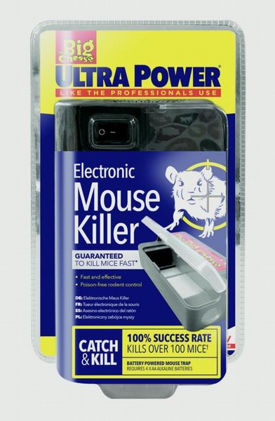 Big Cheese Ultra Power Electronic Mouse Killer battery powered mouse trap