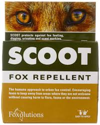 SCOOT Fox Repellent by Foxolutions humane garden fox deterrent